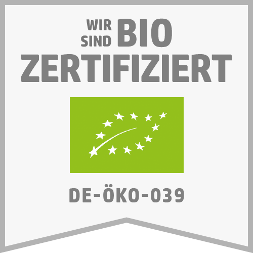 Bio-Zertifikat DE-Öko-039 für den Import, die Herstellung und den Handel mit Bio-Produkten